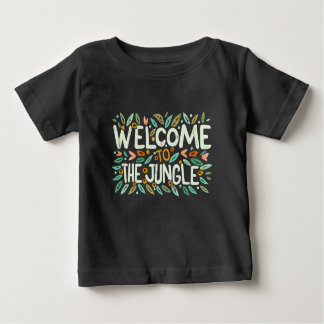 T-shirt Pour Bébé Bienvenue dans la jungle