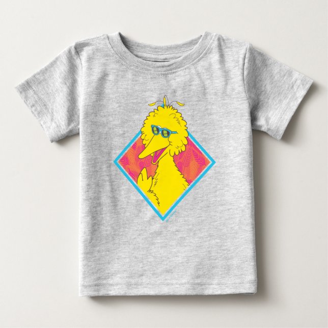 T-shirt Pour Bébé Big Bird | Insigne tropical 2 (Devant)