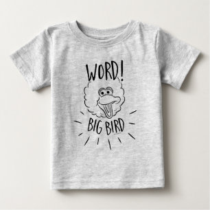 T-shirt Pour Bébé Big Bird Skate Logo - Word! Big Bird