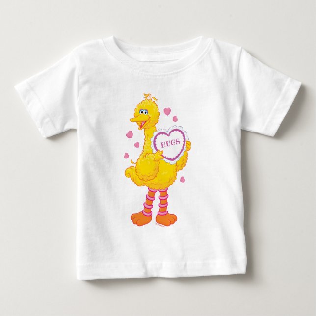 T-shirt Pour Bébé Big Bird Valentine (Devant)