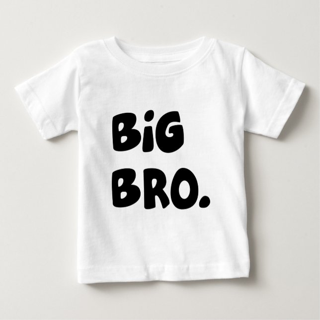 T-shirt Pour Bébé Big Bro (Devant)