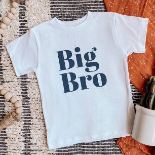 T-shirt Pour Bébé Big Bro   Marine Matching Famille de frères