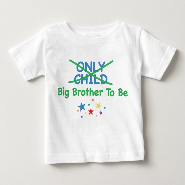 T-shirt Pour Bébé Big Brother (Devant)