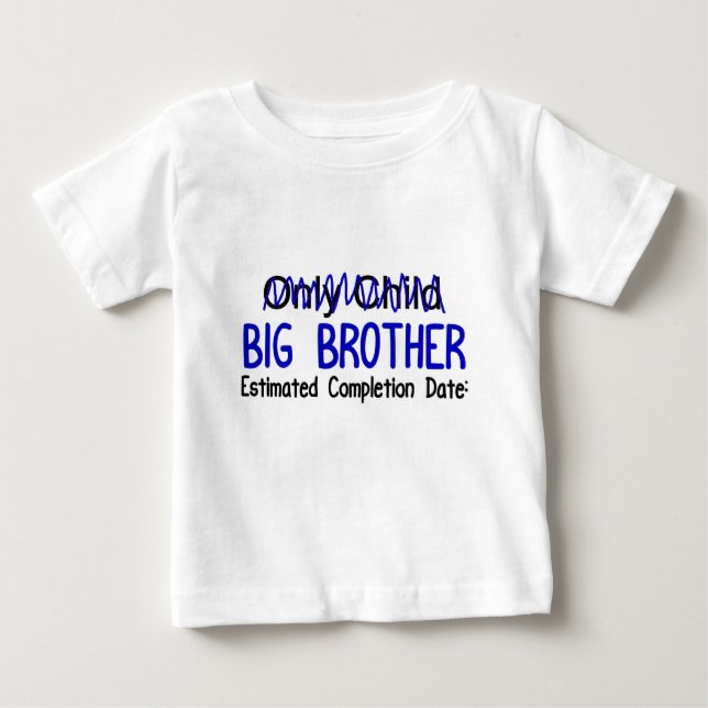 T-shirt Pour Bébé Big Brother (Devant)