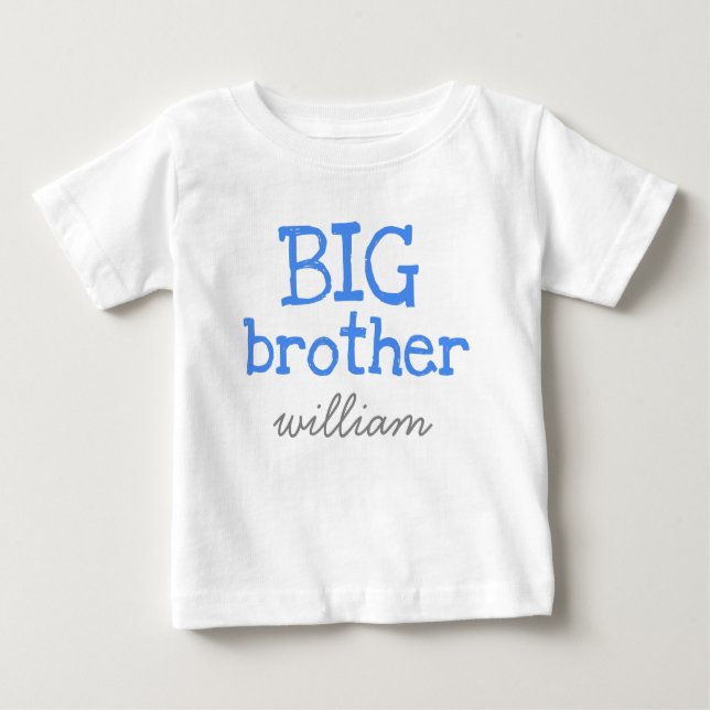T-shirt Pour Bébé Big Brother (Devant)