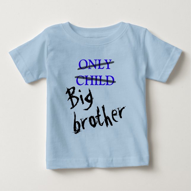 T-shirt Pour Bébé Big Brother (Devant)