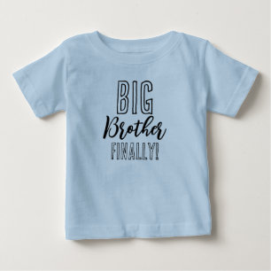T-shirt Pour Bébé Big Brother appariement de frères et sœurs ENFIN