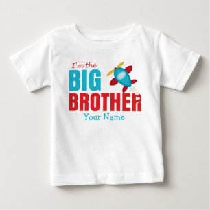 T-shirt Pour Bébé Big Brother avion personnalisé