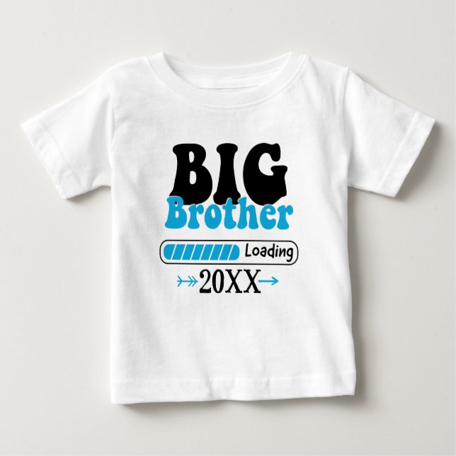 T-shirt Pour Bébé Big Brother Chargement 2024 (Devant)