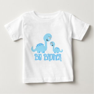 T-shirt Pour Bébé Big Brother Dinosaur
