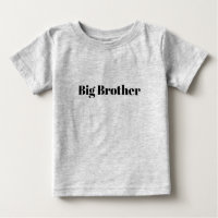Big Brother, Personnaliser avec nom, texte Bébé