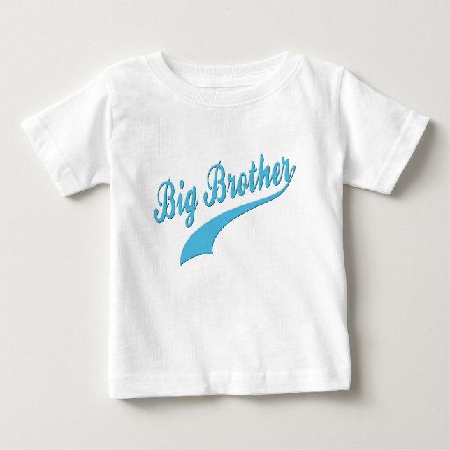 T-shirt Pour Bébé Big Brother sportif (Devant)