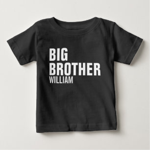 T-shirt Pour Bébé Big Brother Sweatshirt personnalisé