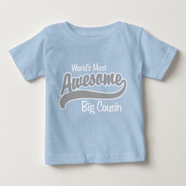T-shirt Pour Bébé Big Cousin (Devant)