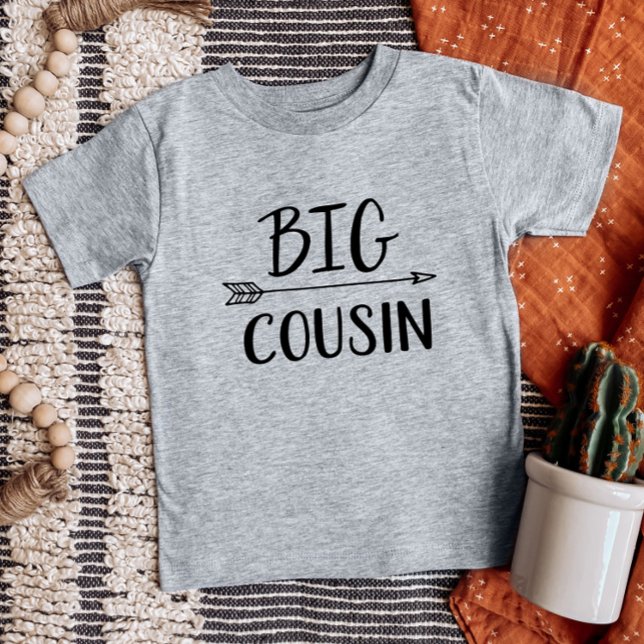 T-shirt Pour Bébé Big Cousin | Famille correspondante (Créateur téléchargé)