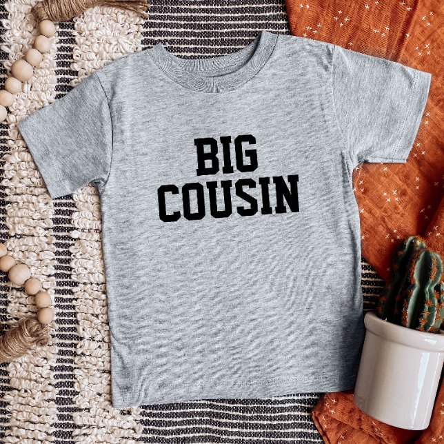 T-shirt Pour Bébé Big Cousin | Famille correspondante