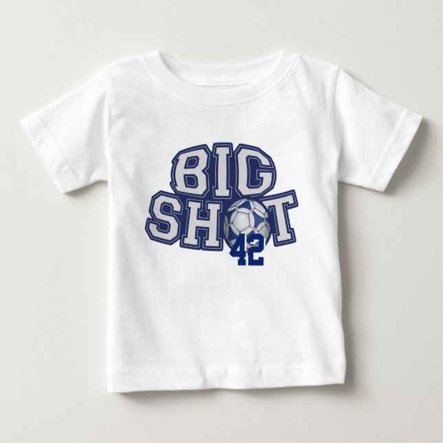 T-shirt Pour Bébé Big Shot Soccerball (Devant)