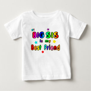 T-shirt Pour Bébé Big Sis Best Friend