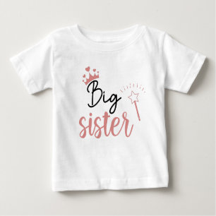 T-shirt Pour Bébé Big Sister Baby Arrival Faire-part 