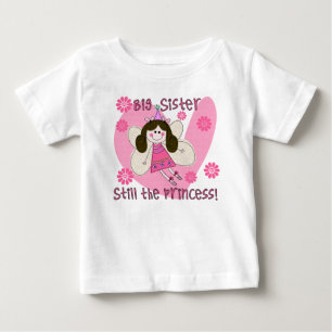 T-shirt Pour Bébé Big Sister Still the Princess Robe sans Manches