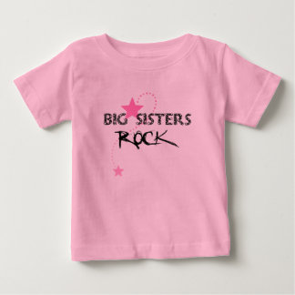 T-shirt Pour Bébé Big Sisters Rock Toddler Long Sleeve
