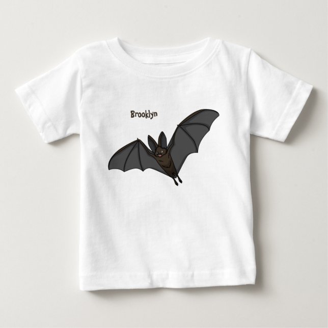 T-shirt Pour Bébé Big Vampire a demandé de la cartographie (Devant)