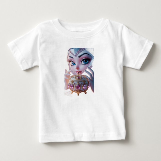 T-shirt Pour Bébé Bijoux non vus (Devant)
