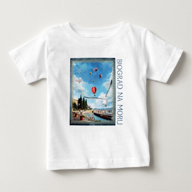 T-shirt Pour Bébé Biograd na moru 4 (Devant)