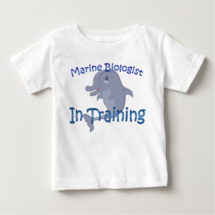 T-shirt Pour Bébé Biologiste marin en formation de la chemise bébé