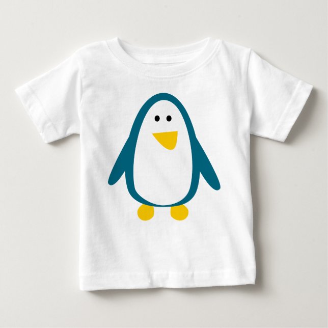 T-shirt Pour Bébé Bird, Penguin, Animal (Devant)