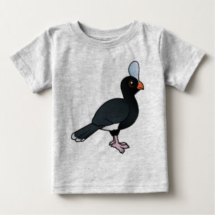 T-shirt Pour Bébé Birdorable Curassow casqué