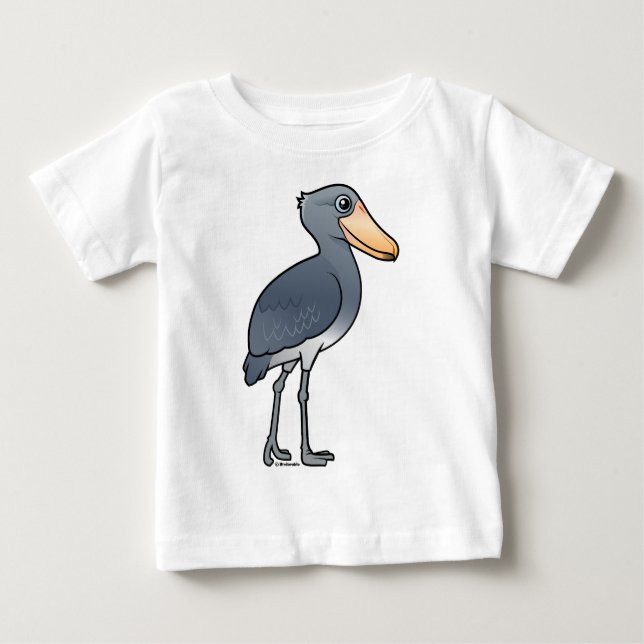 T-shirt Pour Bébé Birdorable Shoebill (Devant)
