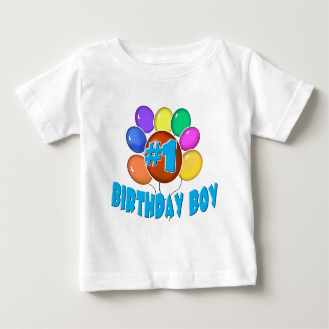 T-shirt Pour Bébé Birthday Boy (Devant)