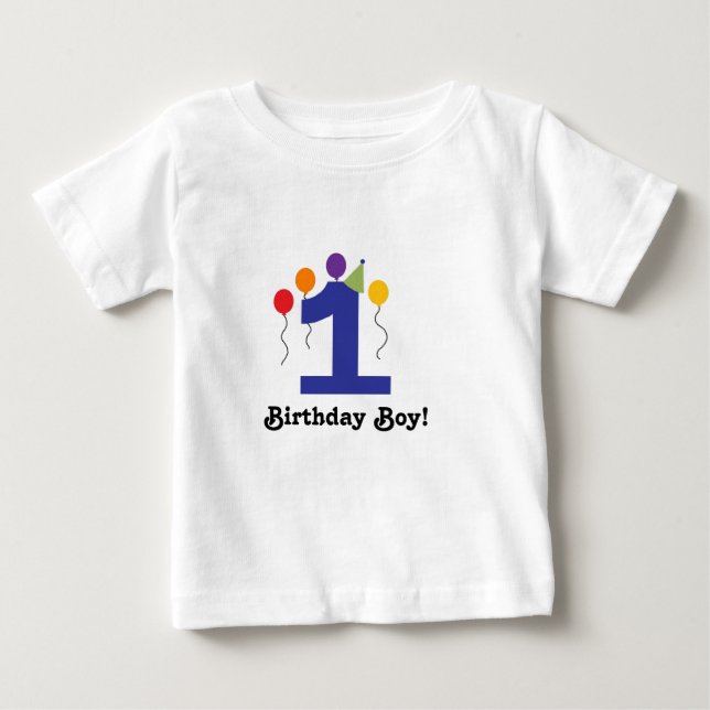 T-shirt Pour Bébé Birthday Boy ! (Devant)