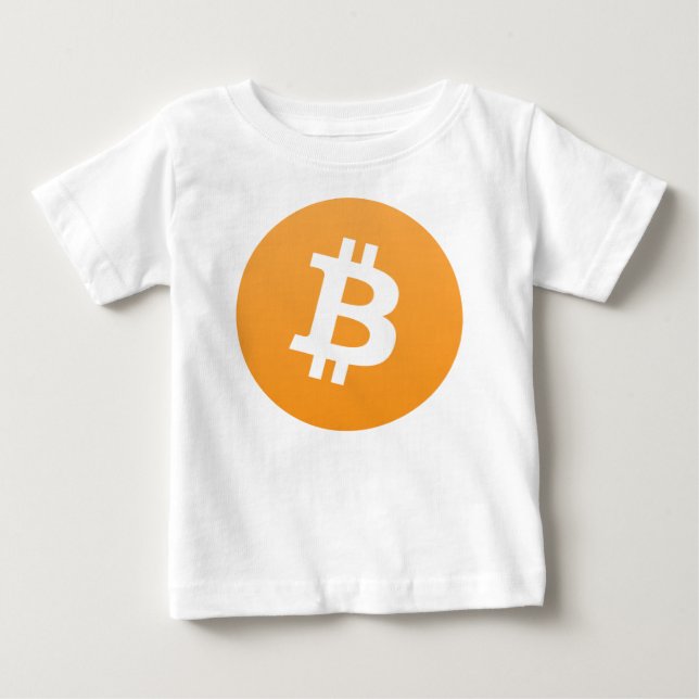 T-shirt Pour Bébé Bitcoin (Devant)
