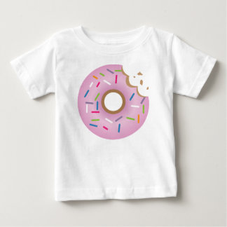 T-shirt Pour Bébé Bitume rose coloré Saupoudrant la beigne