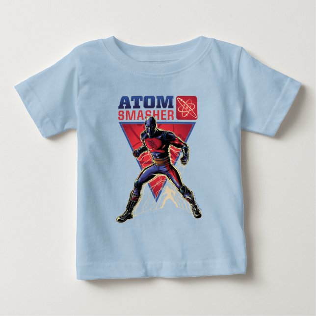 T-shirt Pour Bébé Black Adam | Graphique de caractères de masher Ato (Devant)