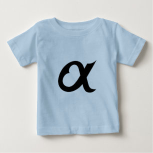 T-shirt Pour Bébé black alpheart