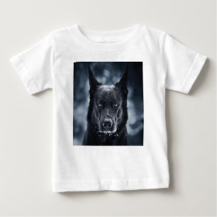T-shirt Pour Bébé Black German Shepherd