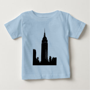 T-shirt Pour Bébé Black & White Pop Art New York