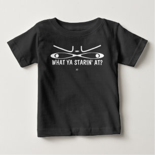T-shirt Pour Bébé Blague de bébé qui fixe