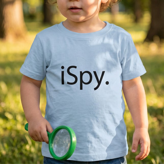 T-shirt Pour Bébé Blague technique d'espionnage astucieuse Typograph (Créateur téléchargé)