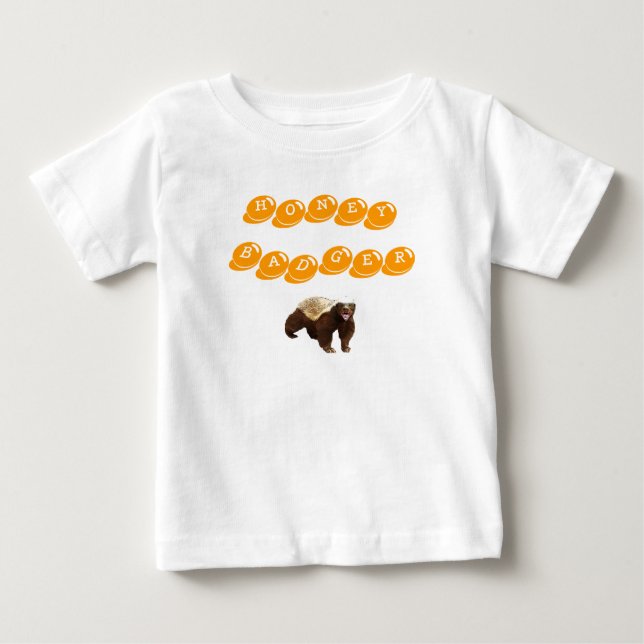 T-shirt Pour Bébé Blaireau de miel (Devant)