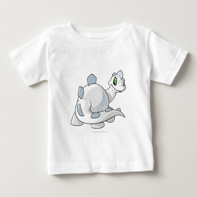 T-shirt Pour Bébé Blanc de Chomby (Devant)