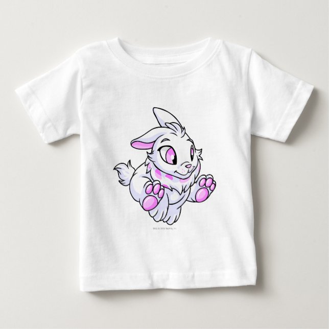 T-shirt Pour Bébé Blanc de Cybunny (Devant)