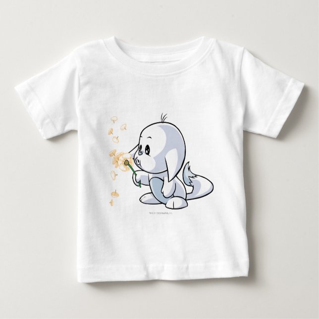 T-shirt Pour Bébé Blanc de Kacheek (Devant)