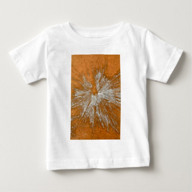 T-shirt Pour Bébé Blanc sur Gold Paintball (Devant)