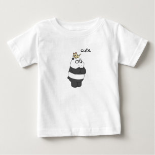T-shirt Pour Bébé blanc, t-shirt, panda