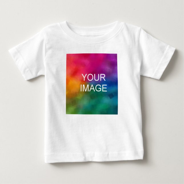 T-shirt Pour Bébé Blanc tendance personnalisé Ajouter votre texte Té (Devant)