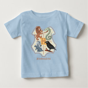 T-shirt Pour Bébé Blason de Poudlard en dessin animé